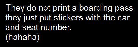 Weird tickets.