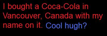 Josh's Coke