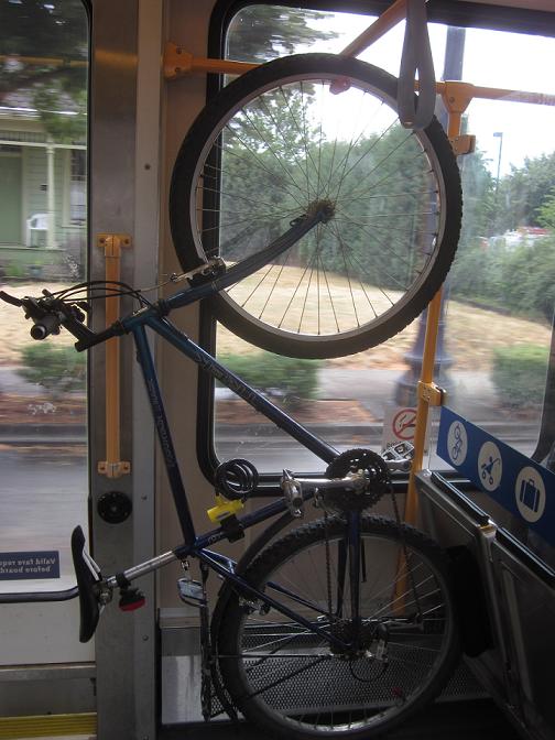 you can take your bikle on the train