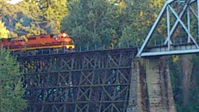 crossing the Wilamette River.